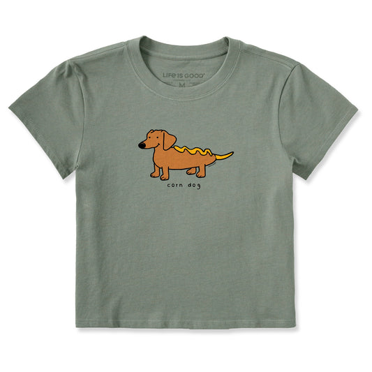 Women's Corn Dog Crusher-LITE Shrunken Tee