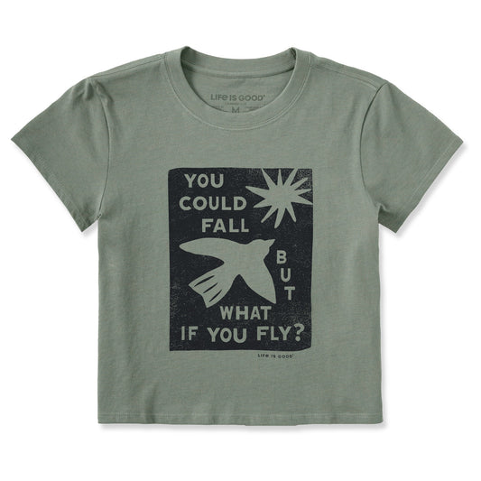 Women's But What if You Fly? Crusher-LITE Shrunken Tee