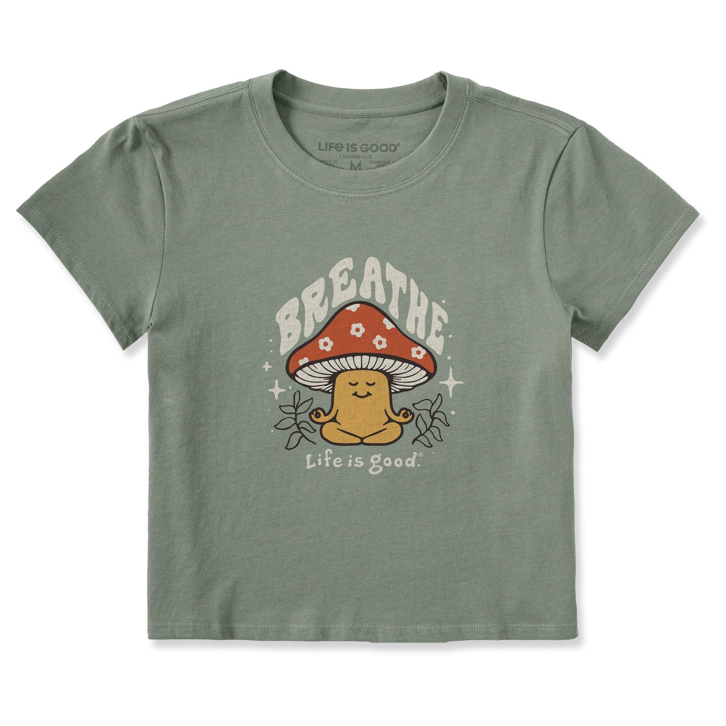 Women's Breathe Mushroom Crusher-LITE Shrunken Tee