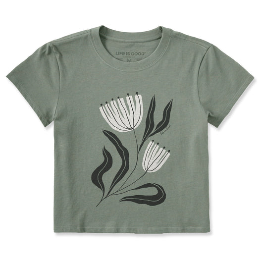 Women's Rustic Flowers Crusher-LITE Shrunken Tee