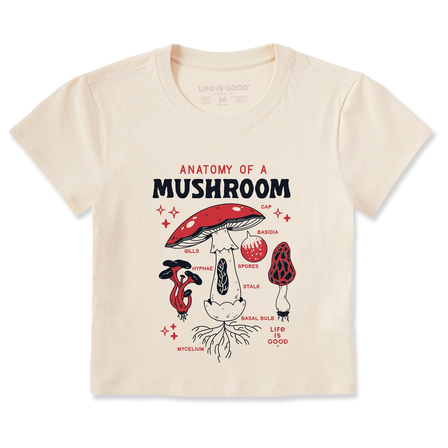 Women's The Anatomy of a Mushroom Crusher-LITE Shrunken Tee