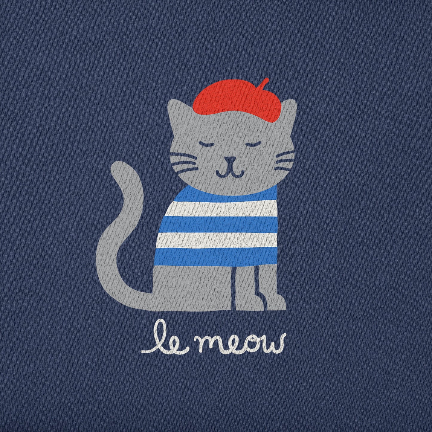 Kids Le Meow Short Sleeve Crusher Tee