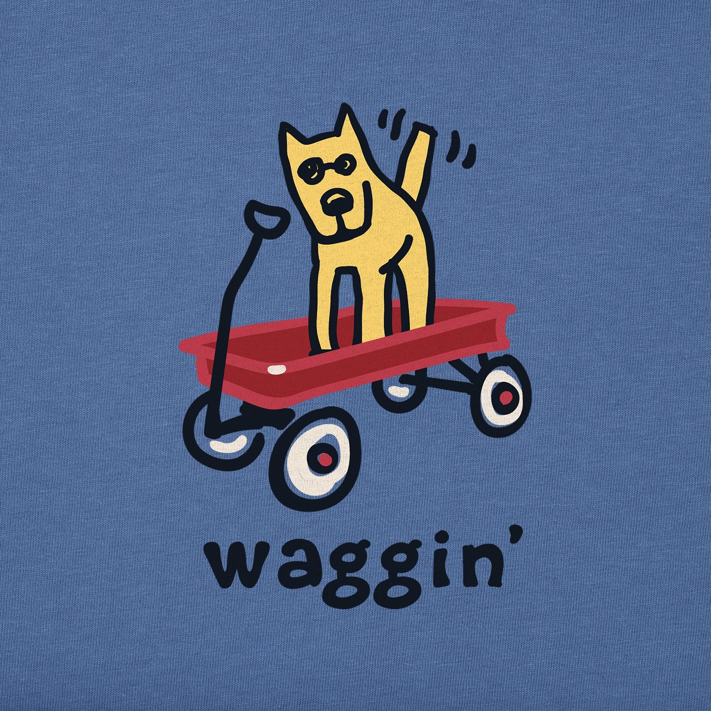 Kids Rocket Waggin' Short Sleeve Crusher Tee