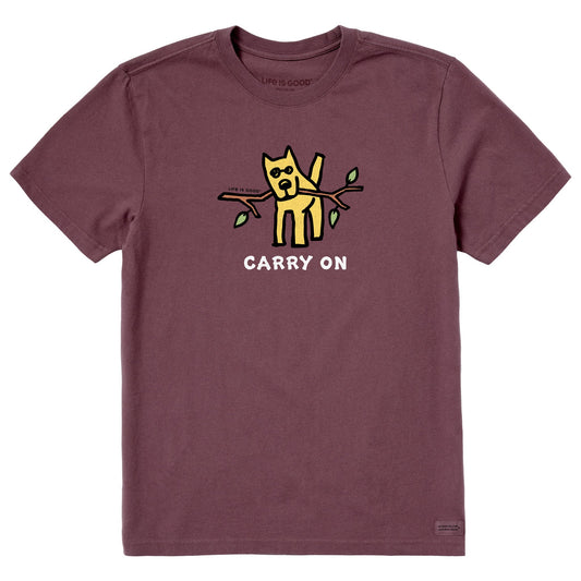 Men's Carry On Rocket Short Sleeve Crusher Tee