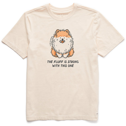 Men's The Fluff is Strong in This One Short Sleeve Crusher Tee
