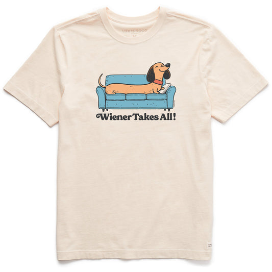 Men's Wiener Takes All Short Sleeve Crusher Tee