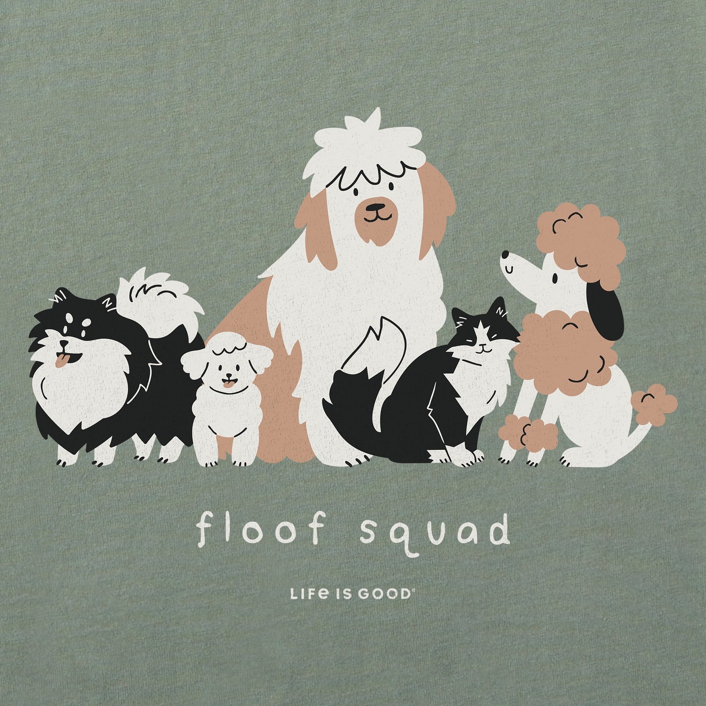 Women's Floof Squad Short Sleeve Crusher Boxy Tee