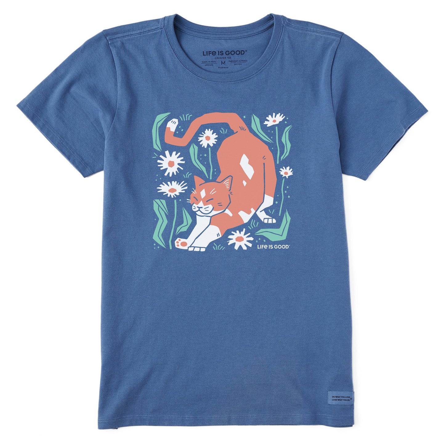 Women's Big Stretch Cat Short Sleeve Tee