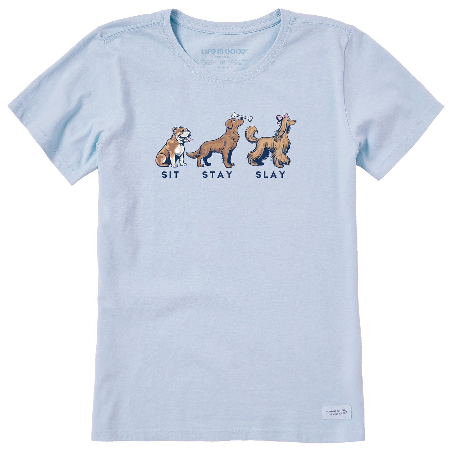 Women's Sit Stay Slay Short Sleeve Crusher Tee