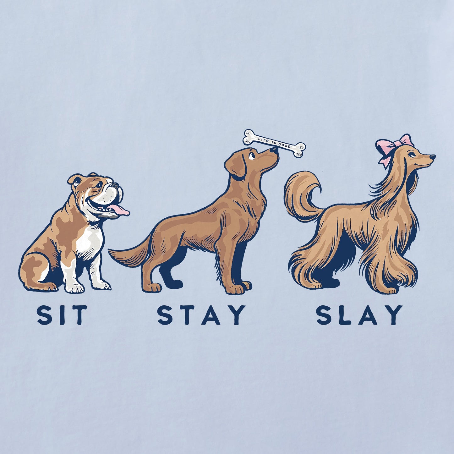 Women's Sit Stay Slay Short Sleeve Crusher Tee