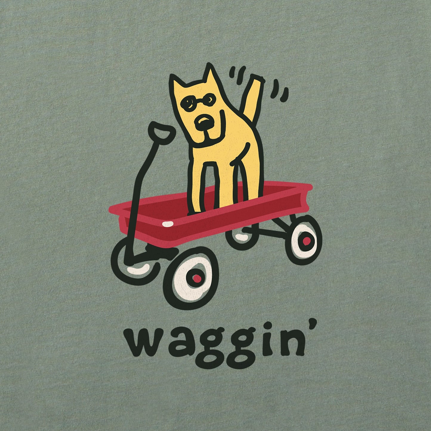 Women's Rocket Waggin' Short Sleeve Crusher Tee