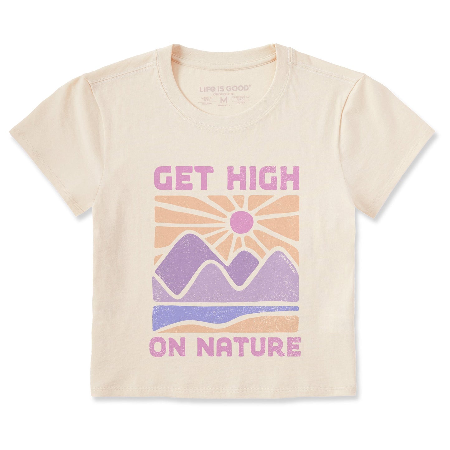 Women's Get High on Nature Crusher-LITE Shrunken Tee