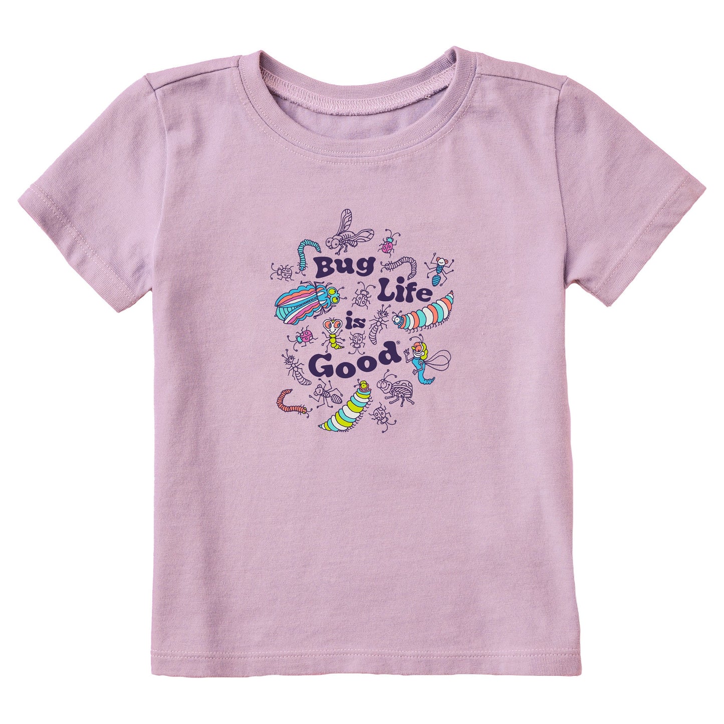Toddler Bug Life is Good Short Sleeve Crusher Tee