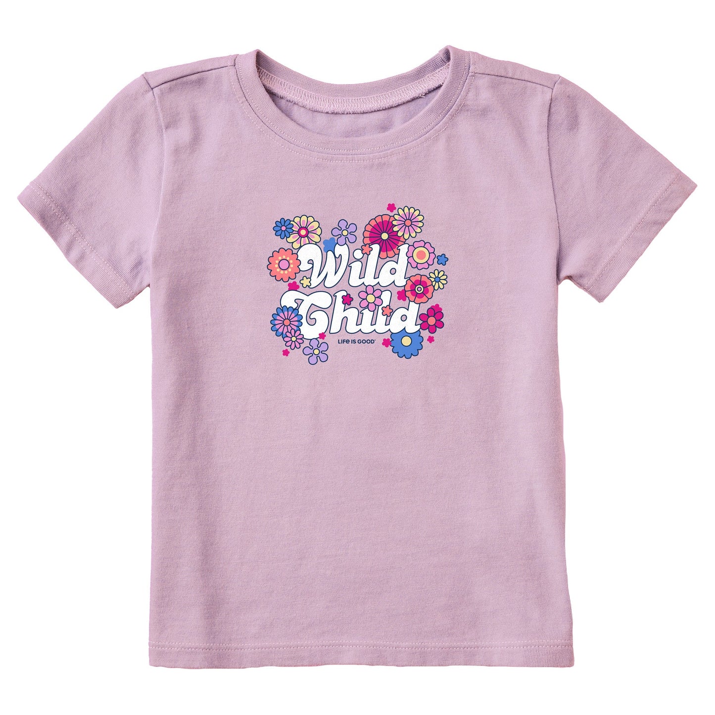 Toddler Hippy Wild Child Short Sleeve Crusher Tee