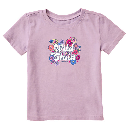 Toddler Hippy Wild Child Short Sleeve Crusher Tee