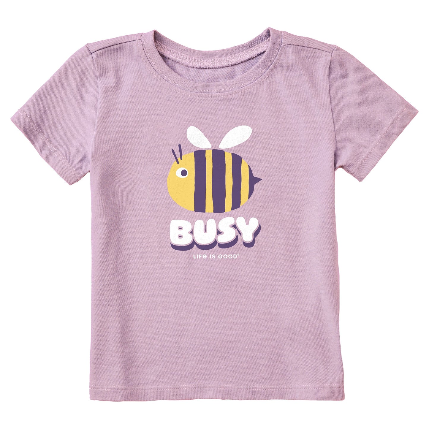 Toddler Busy Bee Short Sleeve Crusher Tee