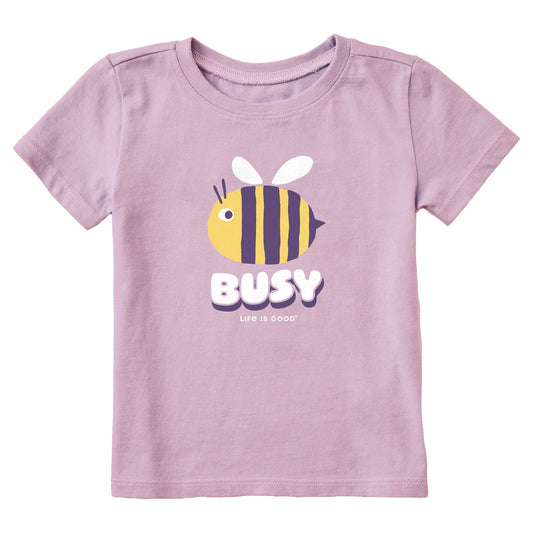 Toddler Busy Bee Short Sleeve Crusher Tee