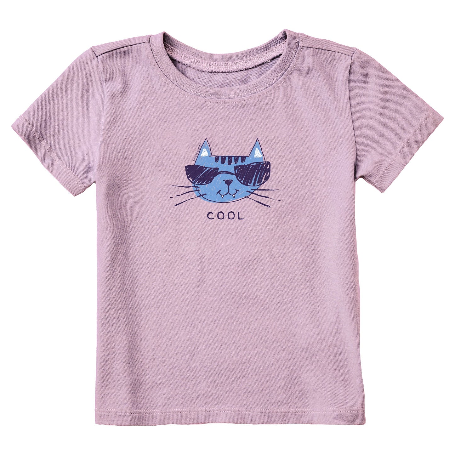 Toddler Cool Cat Short Sleeve Crusher Tee