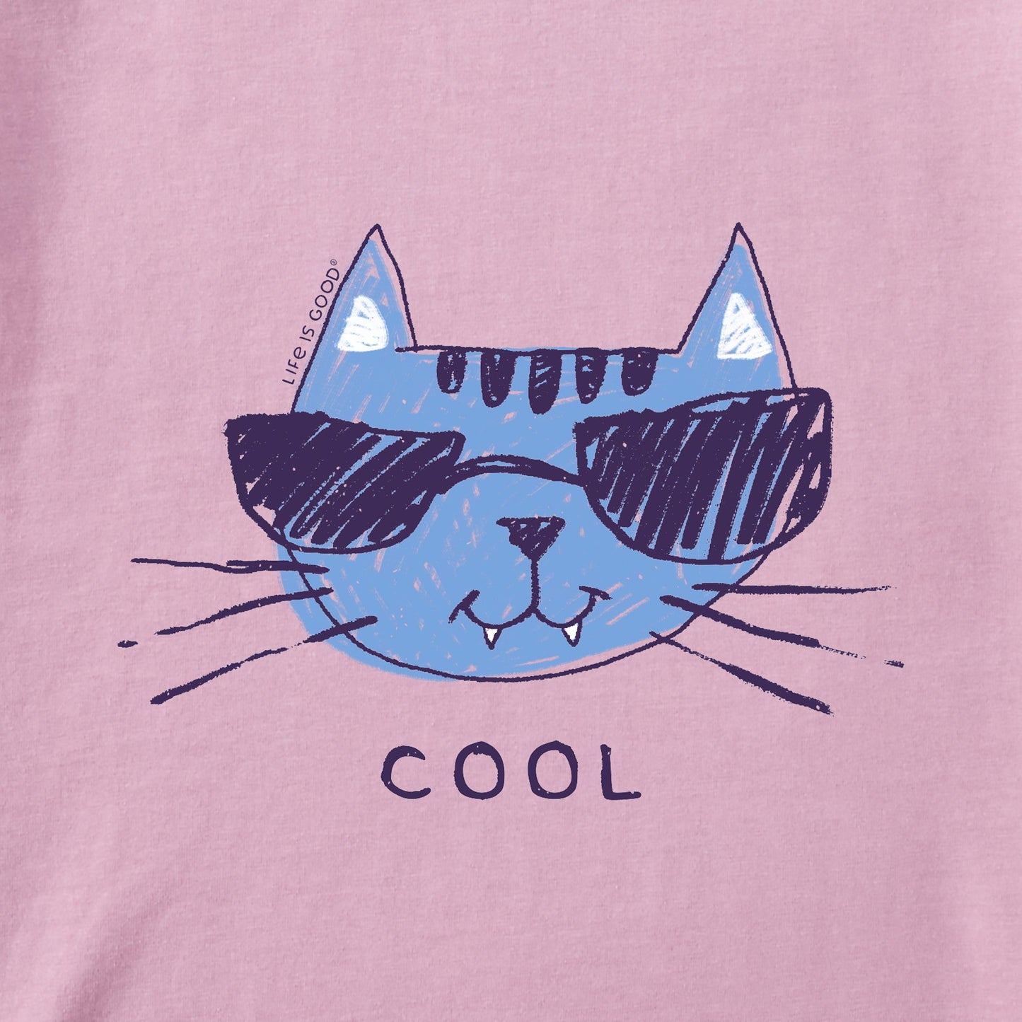 Toddler Cool Cat Short Sleeve Crusher Tee