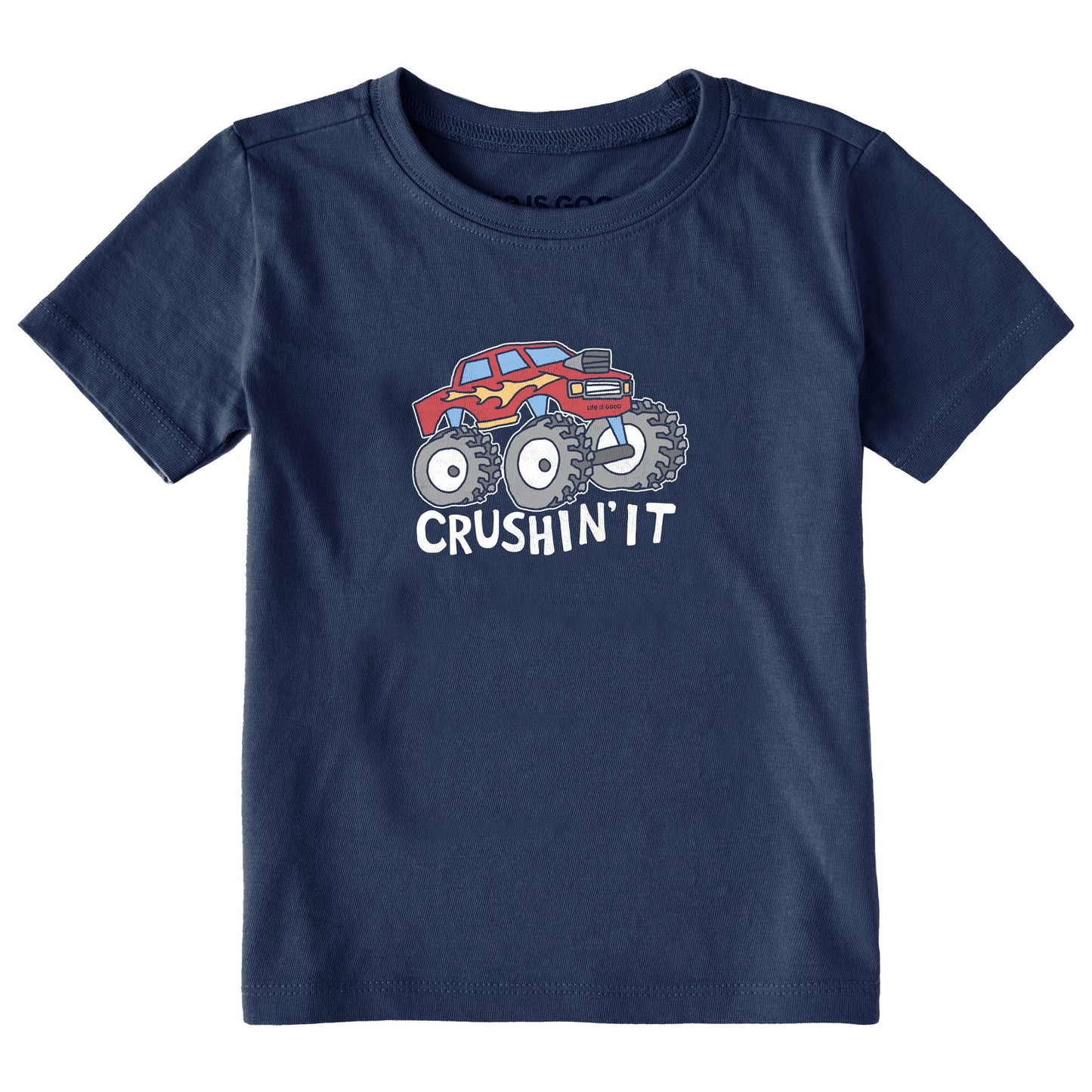 Toddler Crushin It Truck Short Sleeve Toddler Crusher Tee