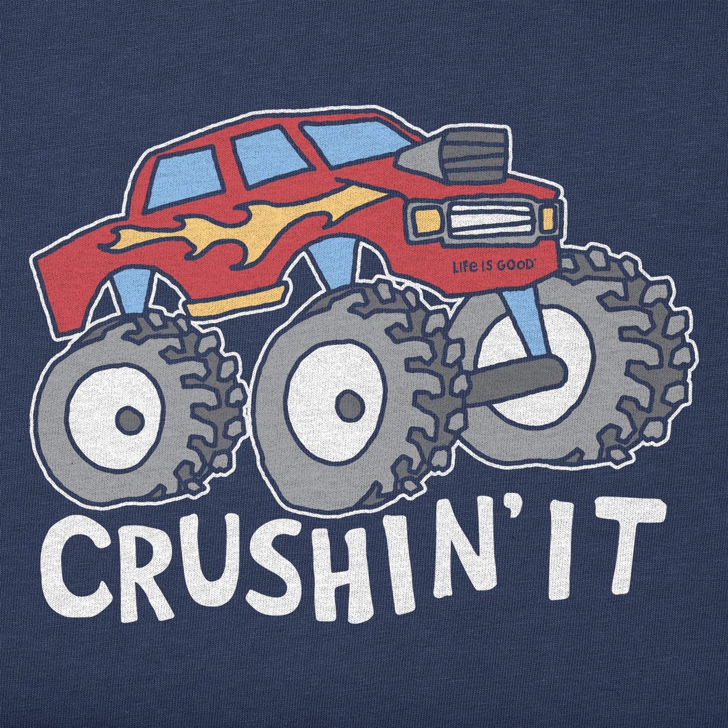 Toddler Crushin It Truck Short Sleeve Toddler Crusher Tee