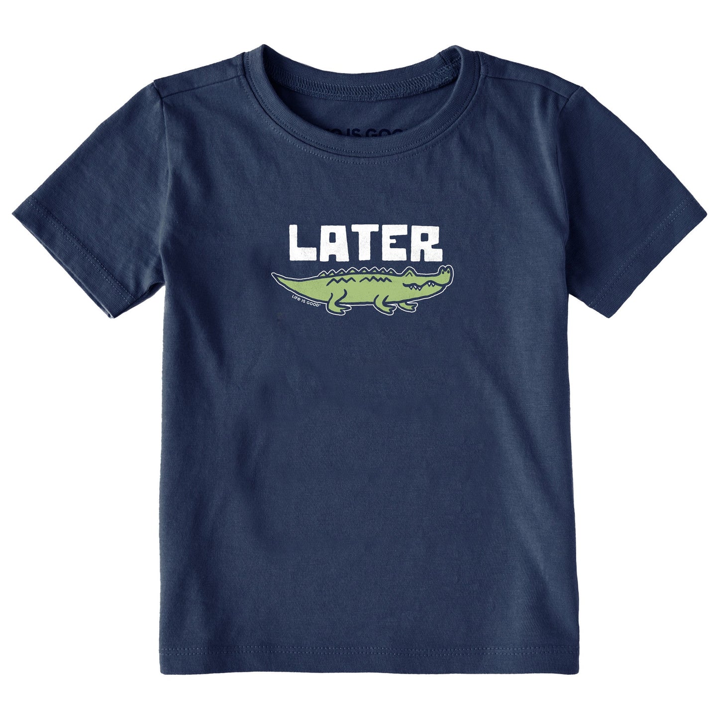 Toddler Later Gator Short Sleeve Crusher Tee