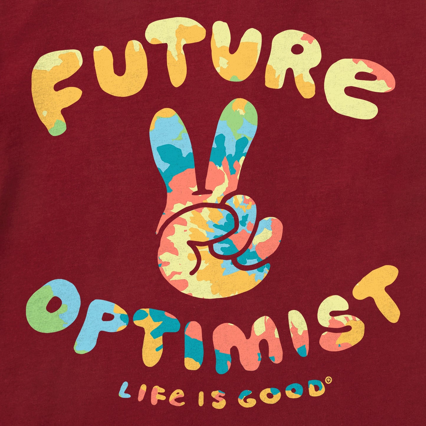Toddler Future Optimist Short Sleeve Crusher Tee