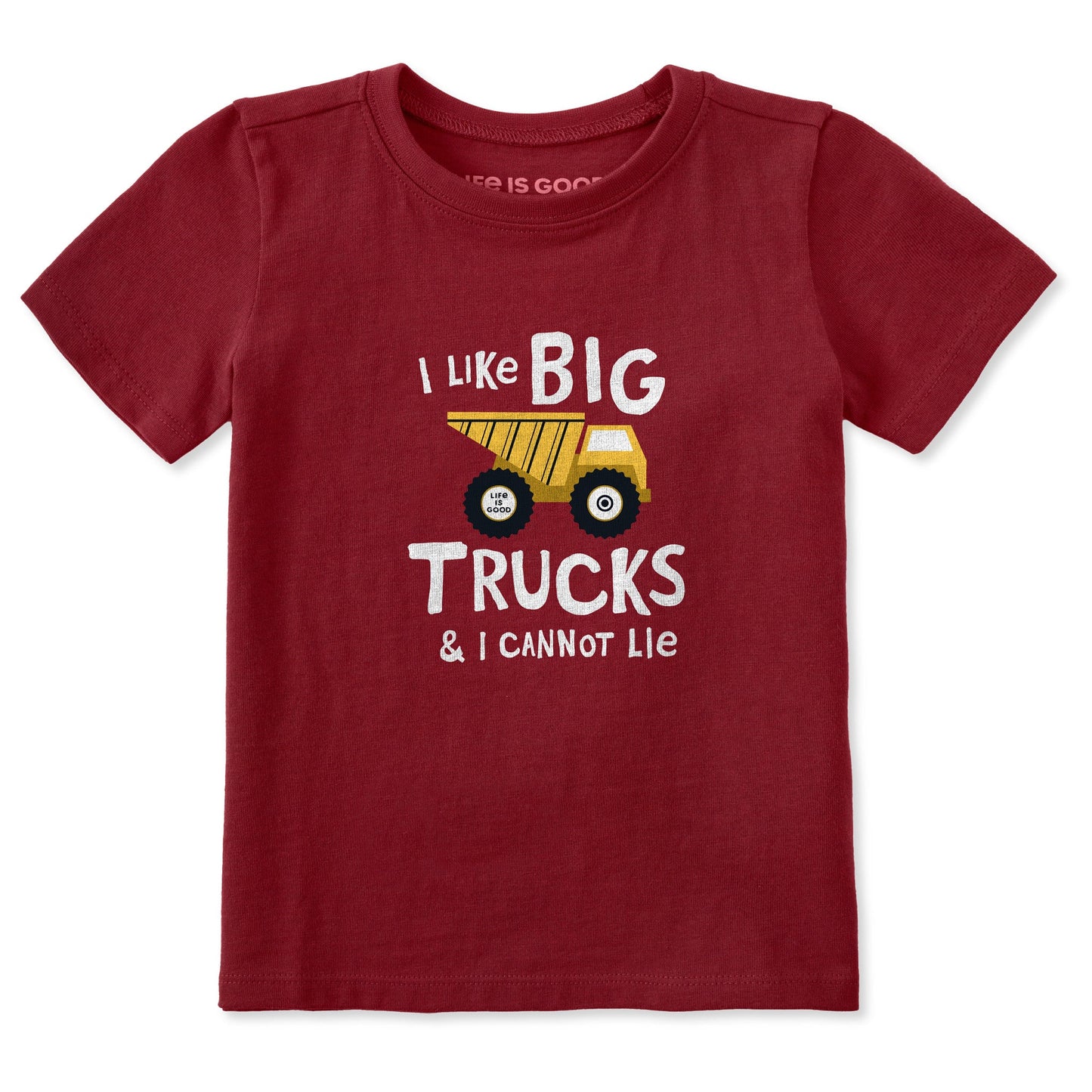 Toddler I Like Big Trucks Short Sleeve Toddler Crusher Tee