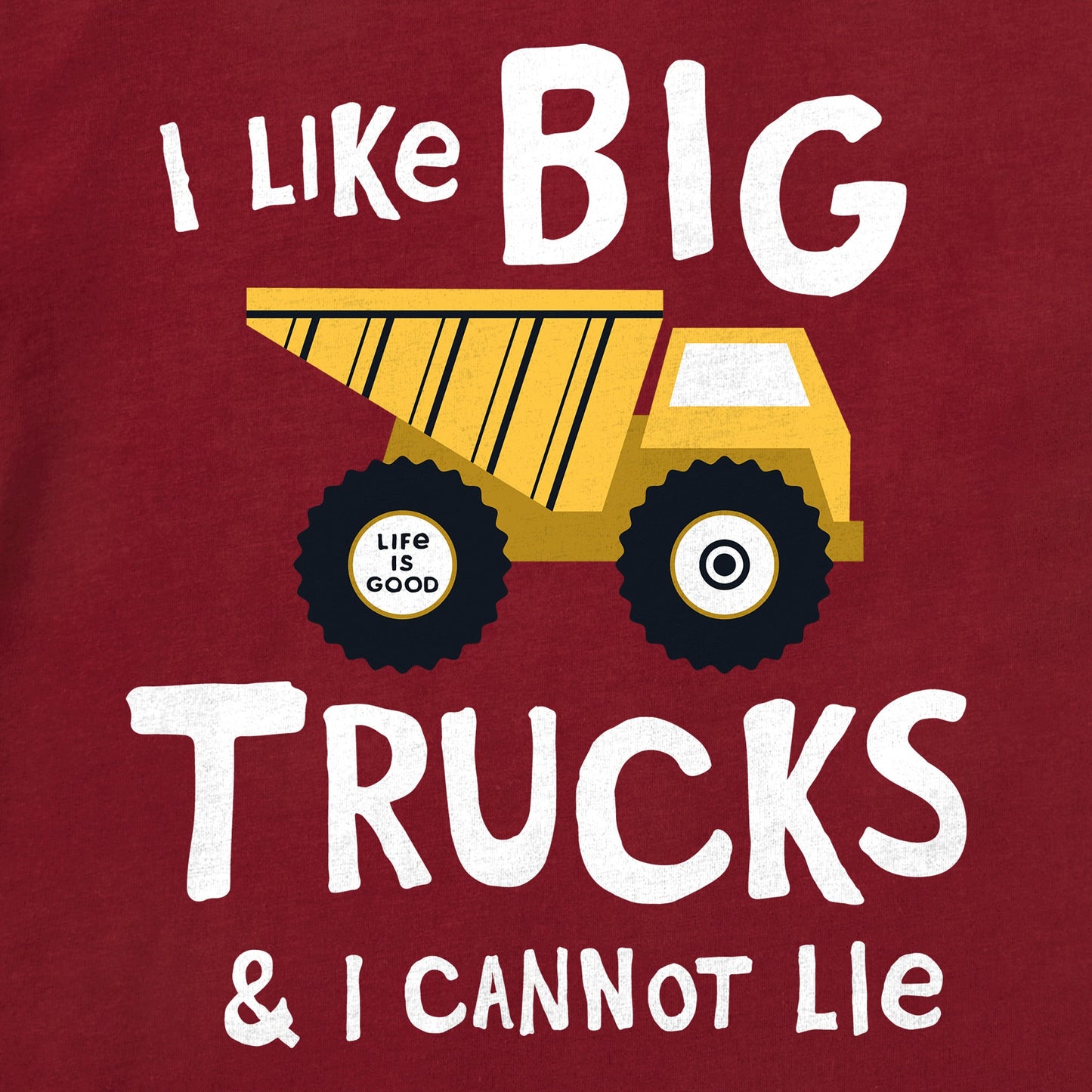 Toddler I Like Big Trucks Short Sleeve Toddler Crusher Tee