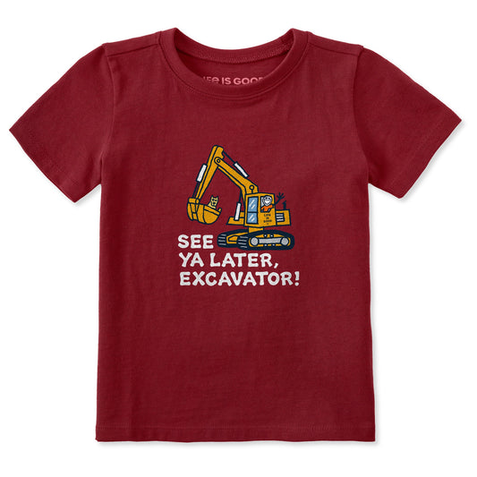 Toddler Jake and Rocket Excavator Short Sleeve Toddler Crusher Tee
