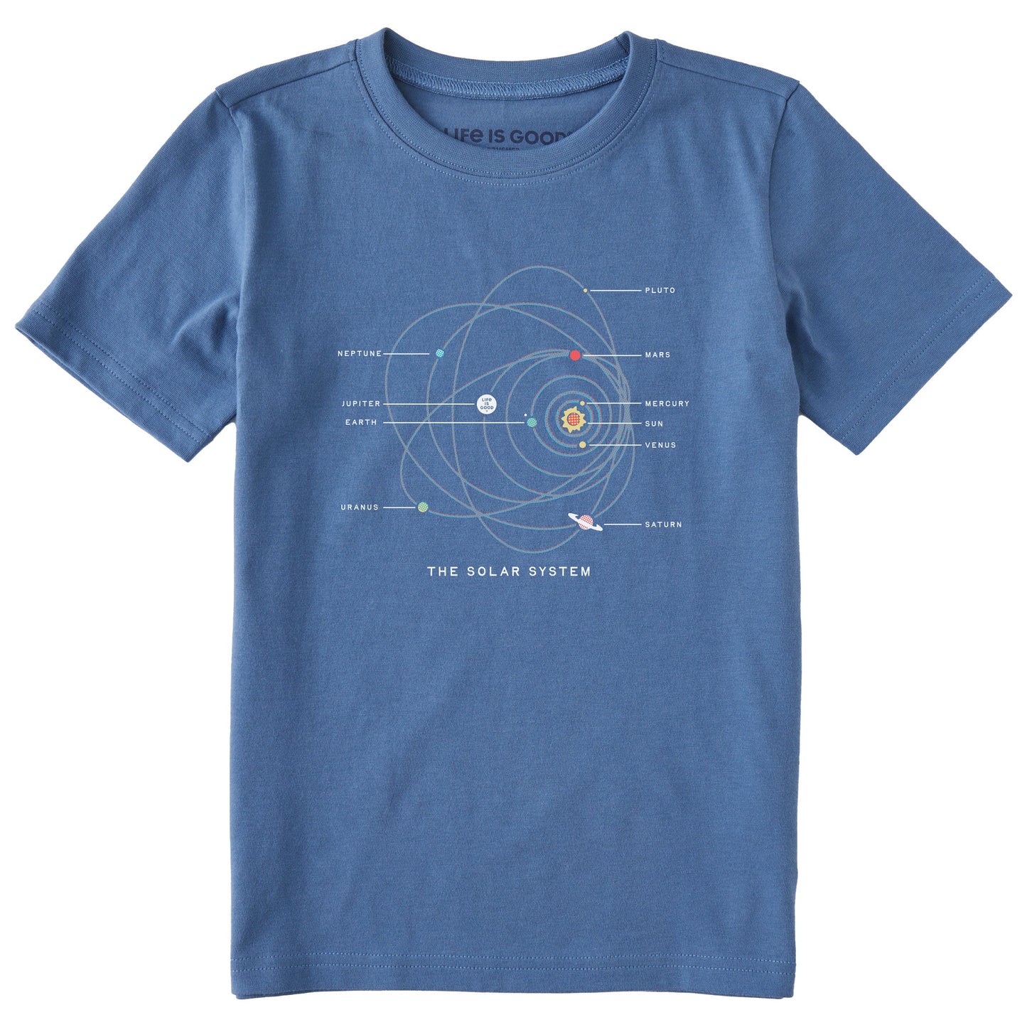 Kids The Solar System Short Sleeve Crusher Tee