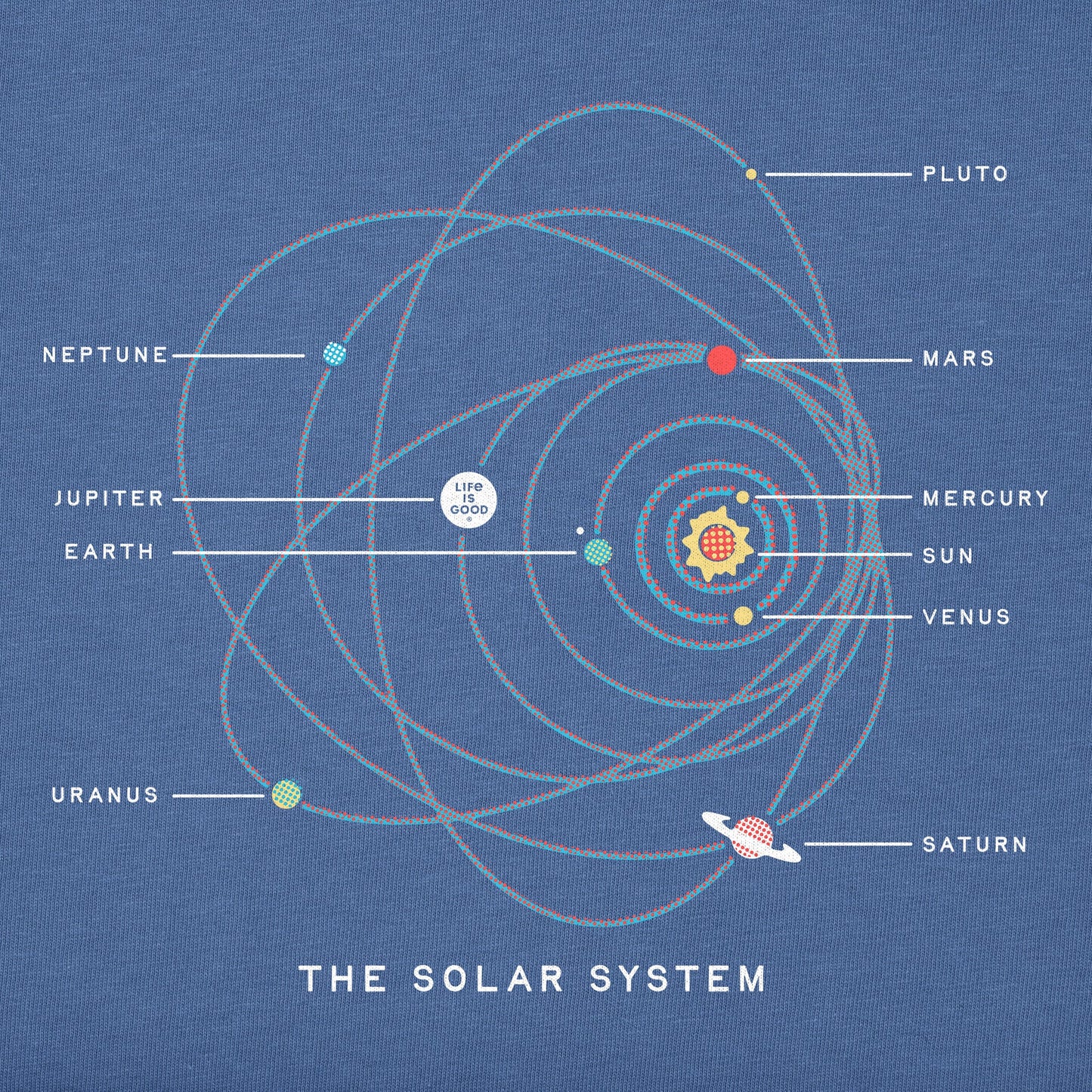 Kids The Solar System Short Sleeve Crusher Tee