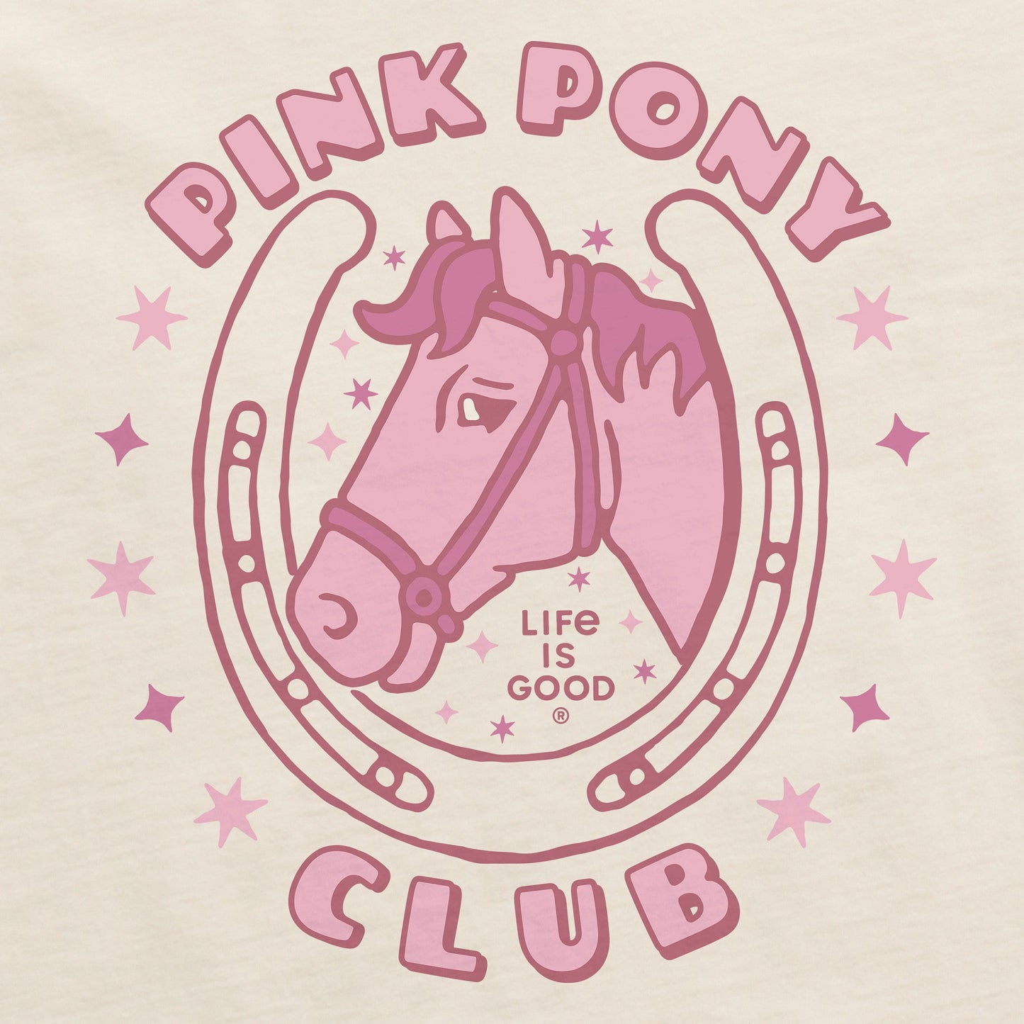 Men's Pink Pony Club Short Sleeve Crusher Tee