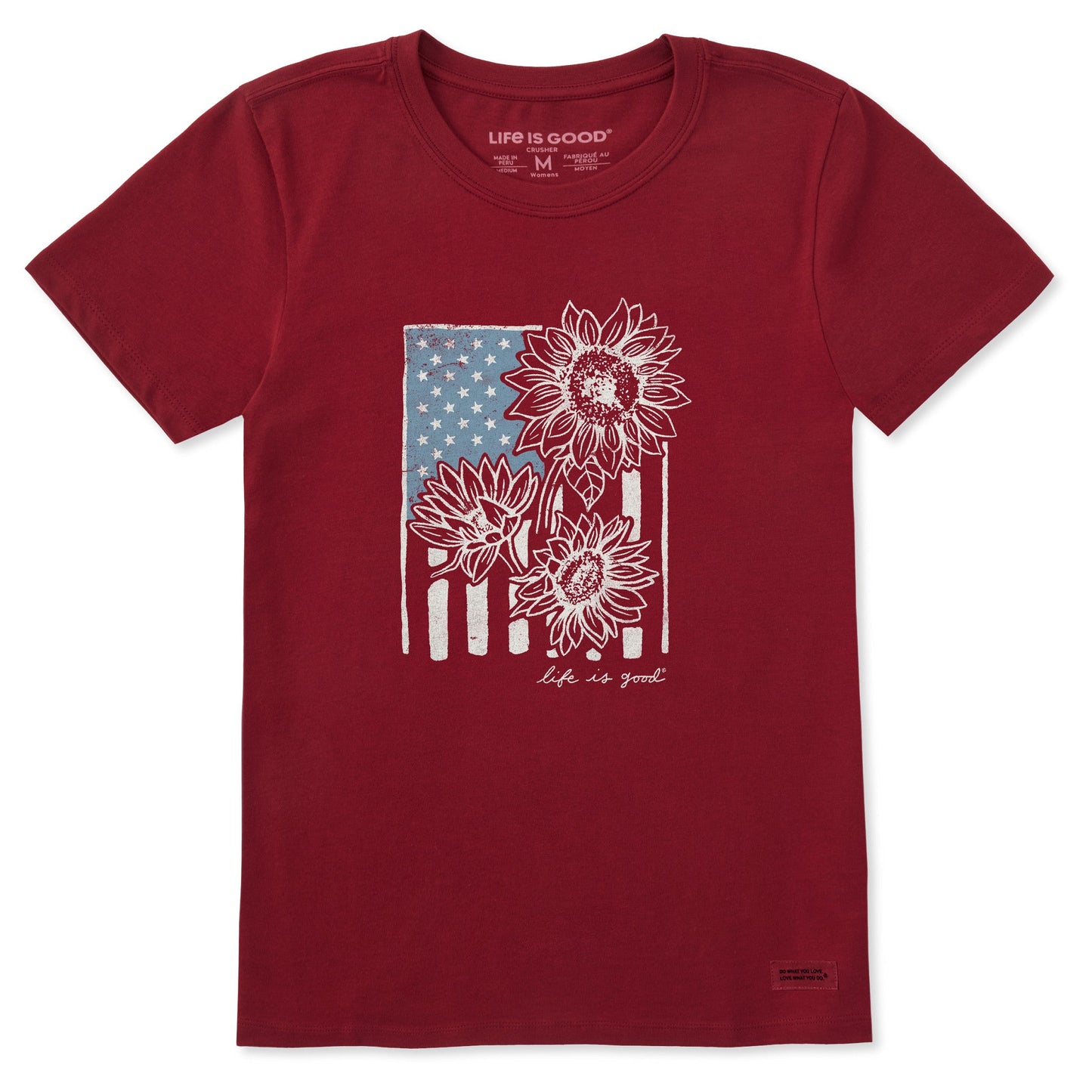 Women's Sunflower Flag Short Sleeve Tee