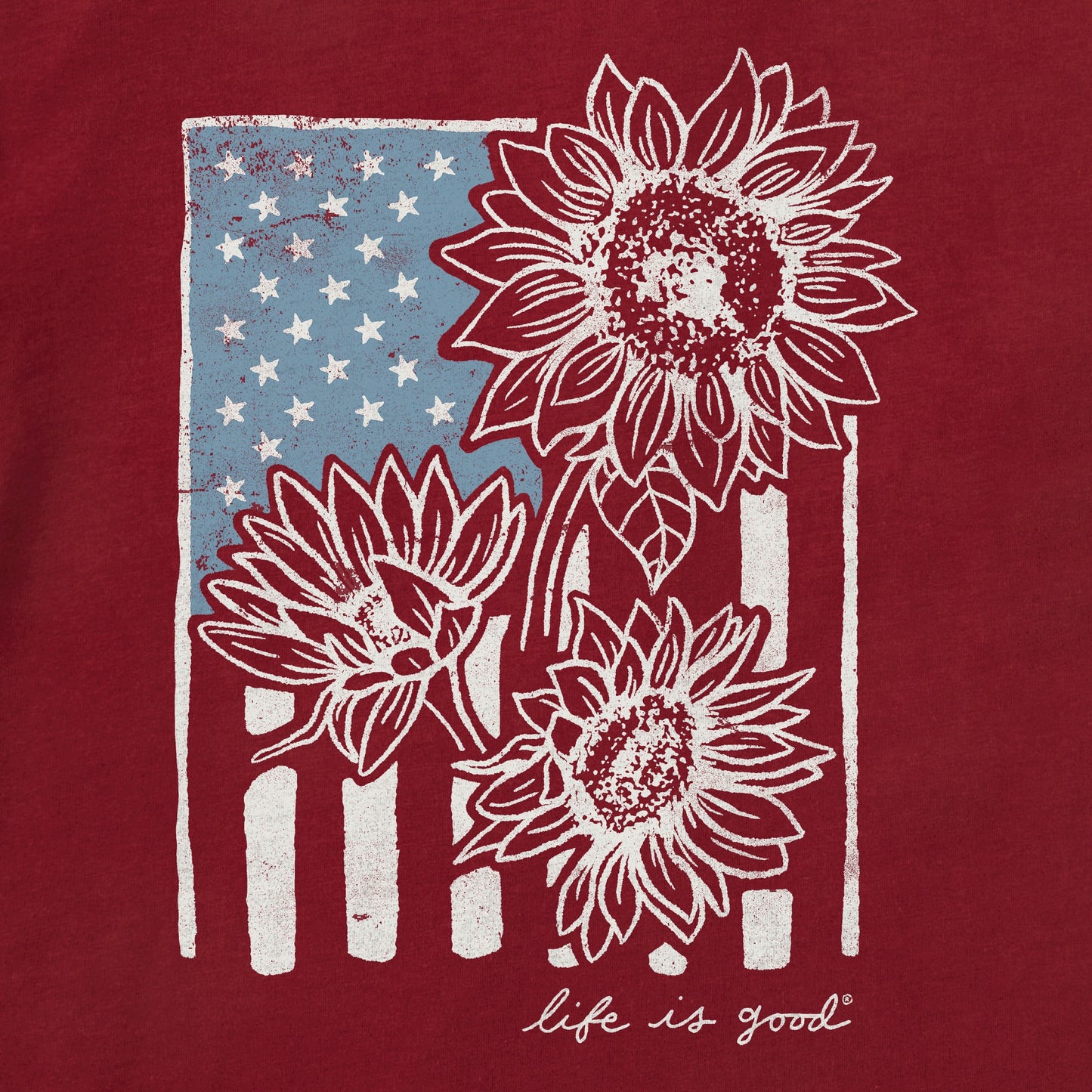 Women's Sunflower Flag Short Sleeve Tee