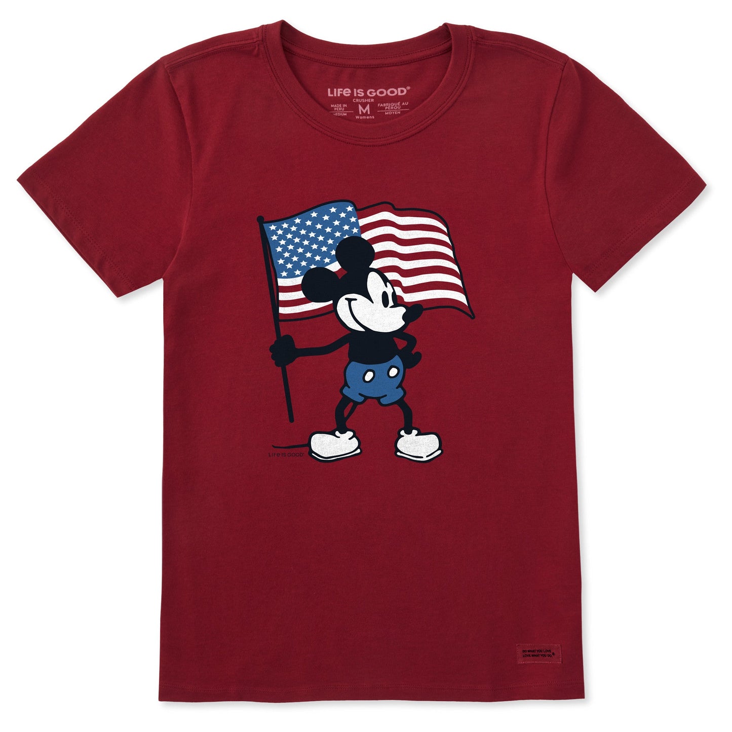 Women's Americana Steamboat Willie Short Sleeve Tee