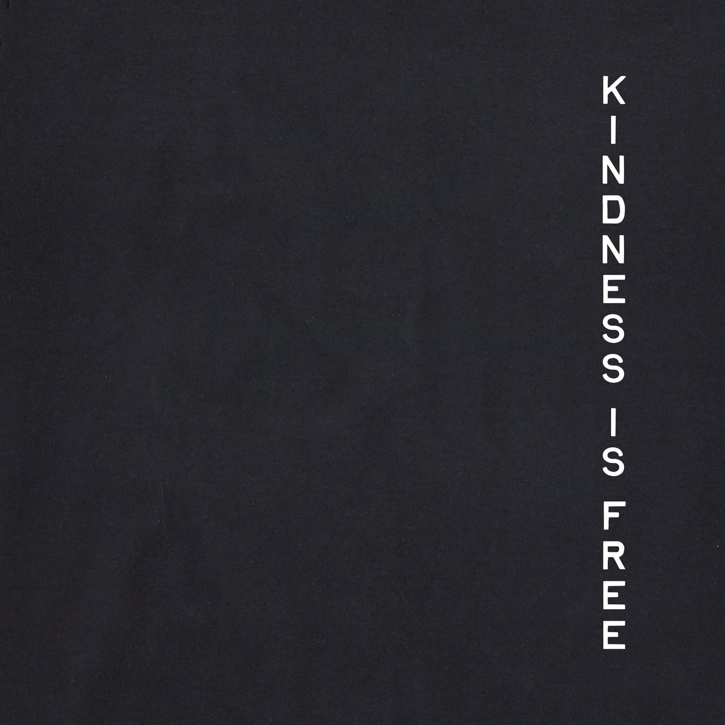 Men's Kindness is Free Message Short Sleeve Crusher Tee