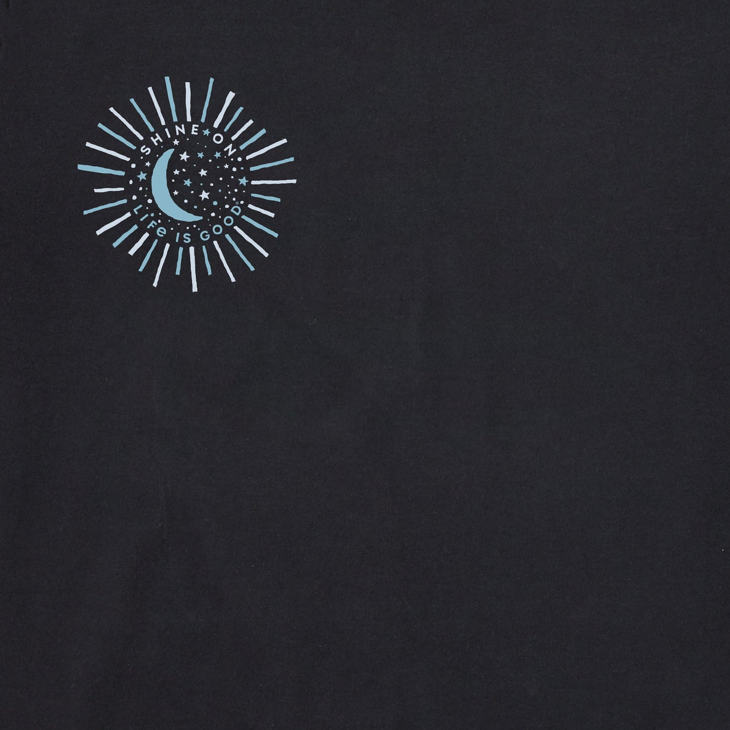 Women's Shine On Little Moon Short Sleeve Crusher Boxy Tee