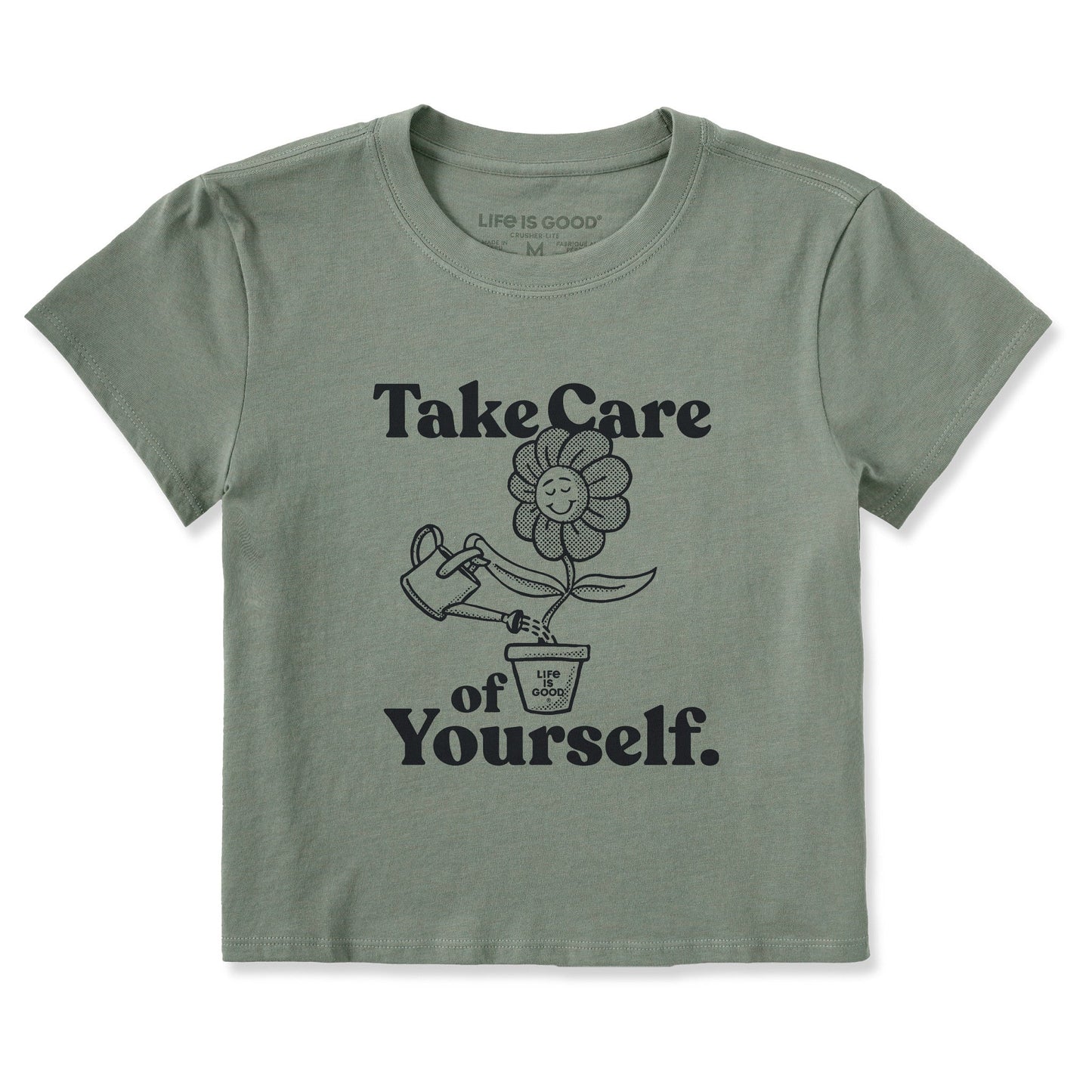 Women's Take Care of Yourself Flower Crusher-LITE Shrunken Tee