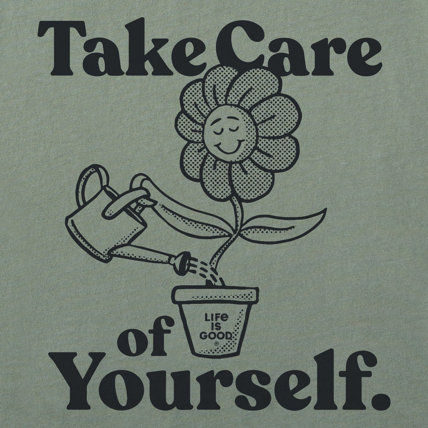Women's Take Care of Yourself Flower Crusher-LITE Shrunken Tee