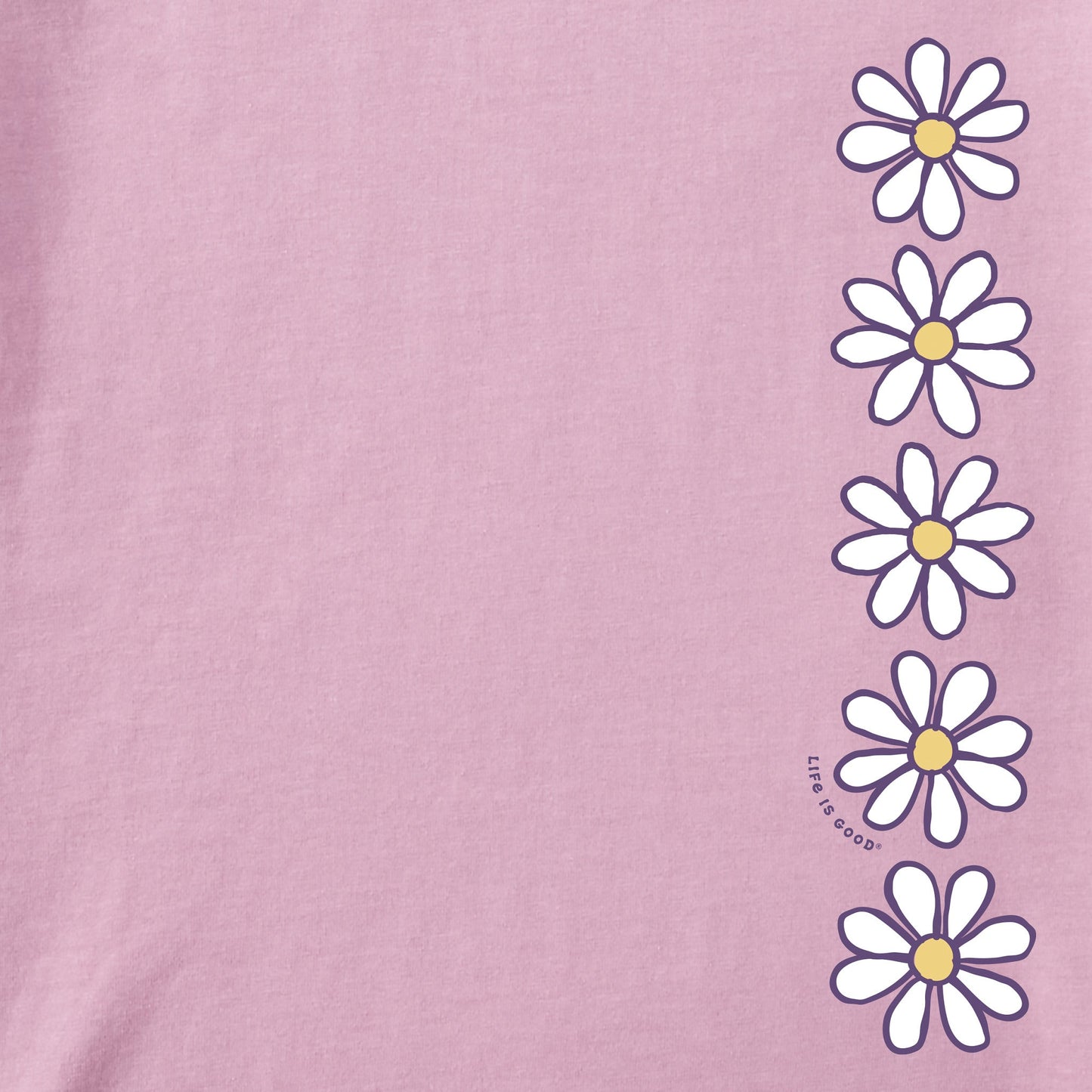 Women's Daisy Vertical Chain Short Sleeve Crusher Tee