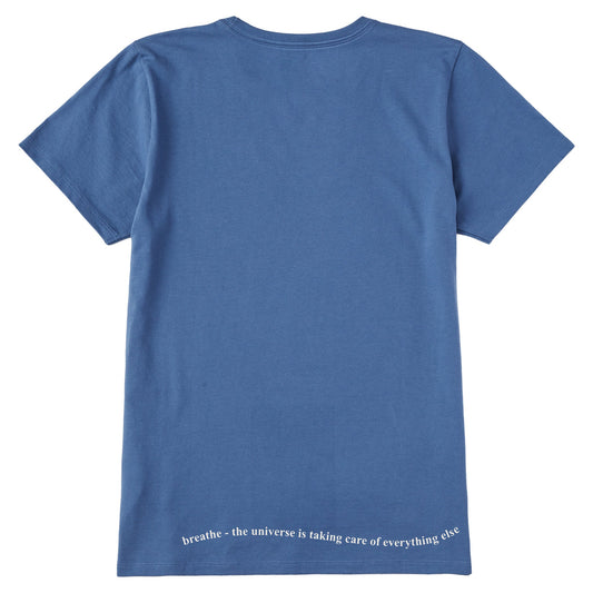 Women's Breathe Swirling Message Short Sleeve Crusher Tee