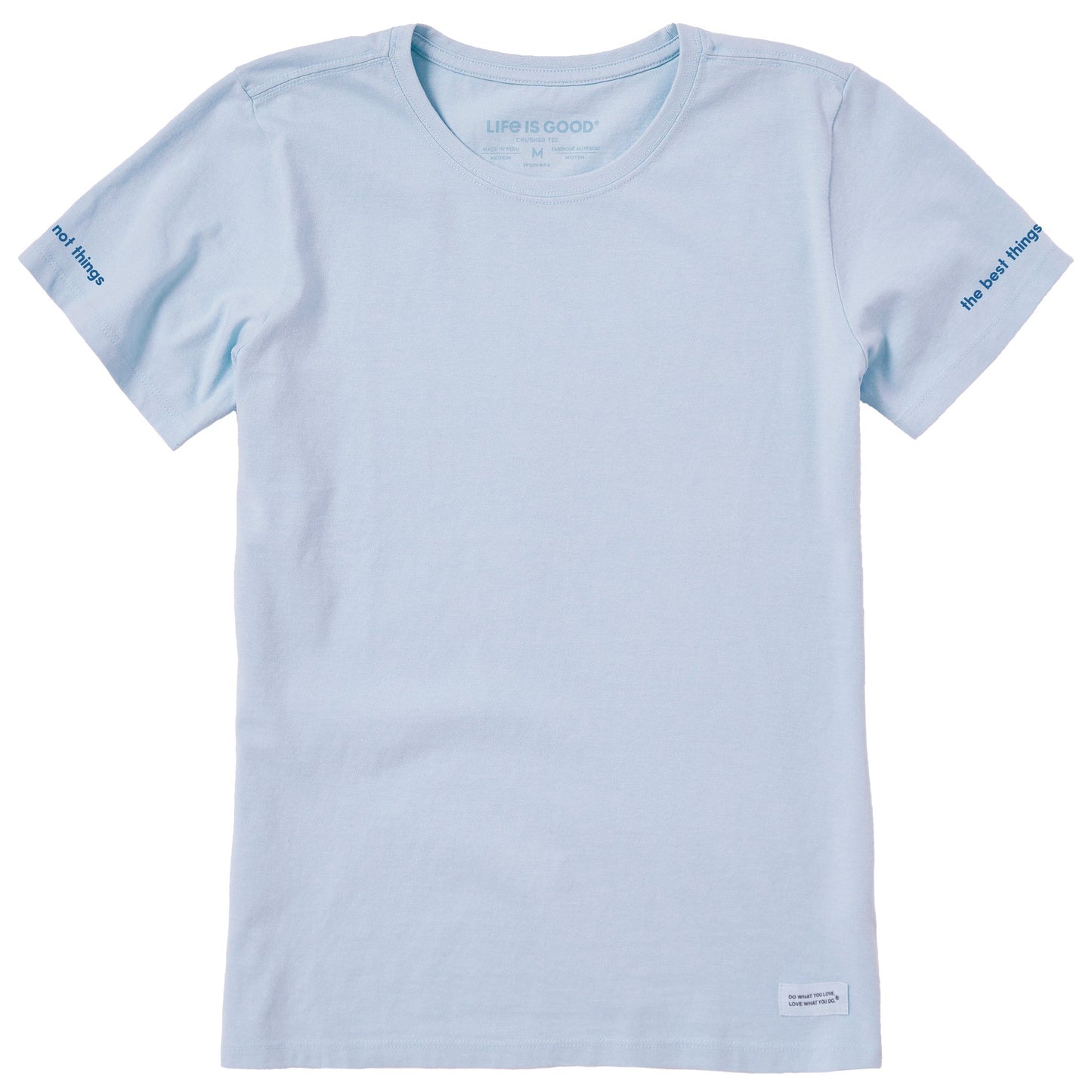 Women's Best Things Message Short Sleeve Crusher Tee