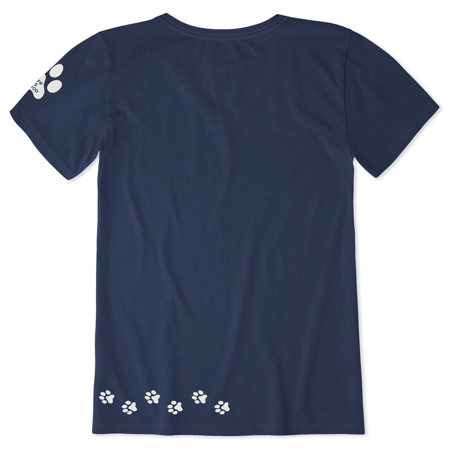 Women's Walking Paws Short Sleeve Crusher Tee