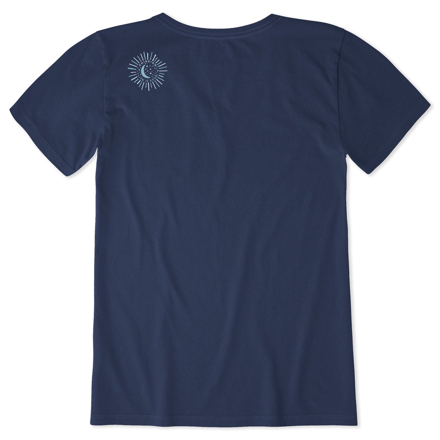 Women's Shine On Little Moon Short Sleeve Crusher Tee