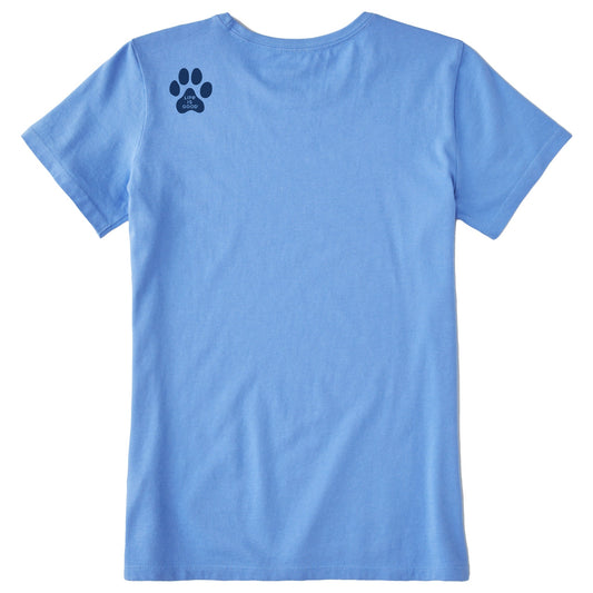 Women's Single Paw Short Sleeve Crusher Tee