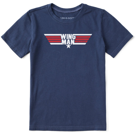 Kids Wing Man Short Sleeve Crusher Tee