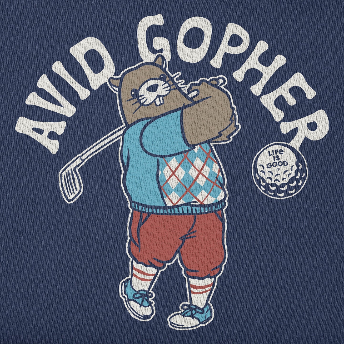 Kids Avid Gopher Short Sleeve Crusher Tee