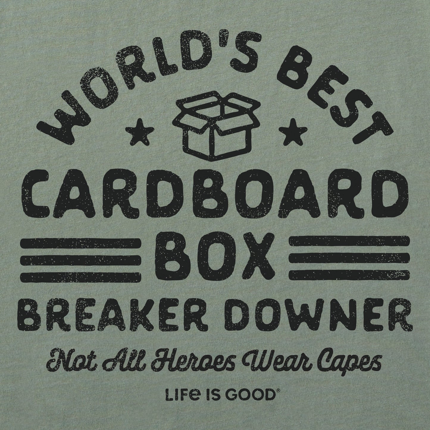 Men's Cardboard Box Breaker Downer Short Sleeve Tee