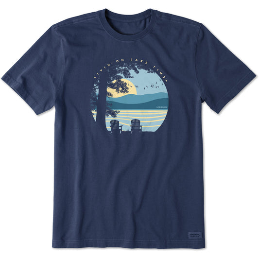 Men's Livin' on Lake Time Short Sleeve Tee